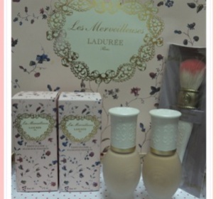 ~maggie~ - Les Merveilleuses LADUREE 糖霜淨透粉底乳SPF15/PA+ 使用心得圖片