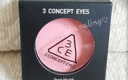 花小戀 - 3CE 3 Concept Eyes duo color face blush 使用心得圖片