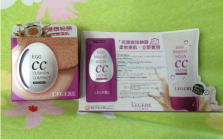 Chichuuu - L'EGERE 蘭吉兒 蛋肌CC水感氣墊粉餅SPF50/PA+++ 使用心得圖片