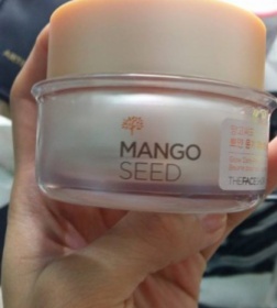 MANTOOO - THE FACE SHOP 菲詩小舖 芒果籽絲潤俏顏約會霜 使用心得圖片