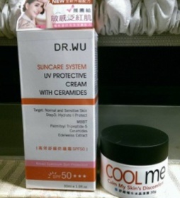 小綿* - DR.WU 達爾膚 高效舒緩防曬霜SPF50 ★★★ 使用心得圖片