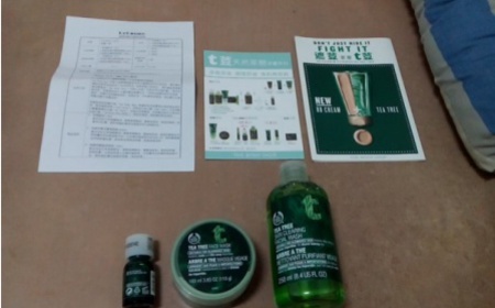 高麗菜餃 - The Body Shop 美體小舖 茶樹淨膚深層潔面膠 使用心得圖片