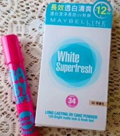 chun peng - MAYBELLINE 媚比琳 透白澄淨長效UV粉餅SPF34/PA+++ 使用心得圖片